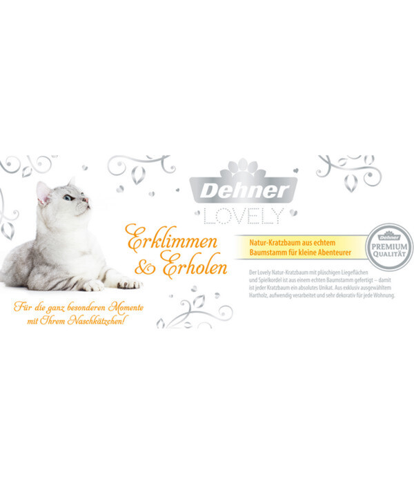 Bild 3 von Dehner Premium Lovely Natur-Kratzbaum Erklimmen & Erholen, ca. B40/H99-109/T50 cm