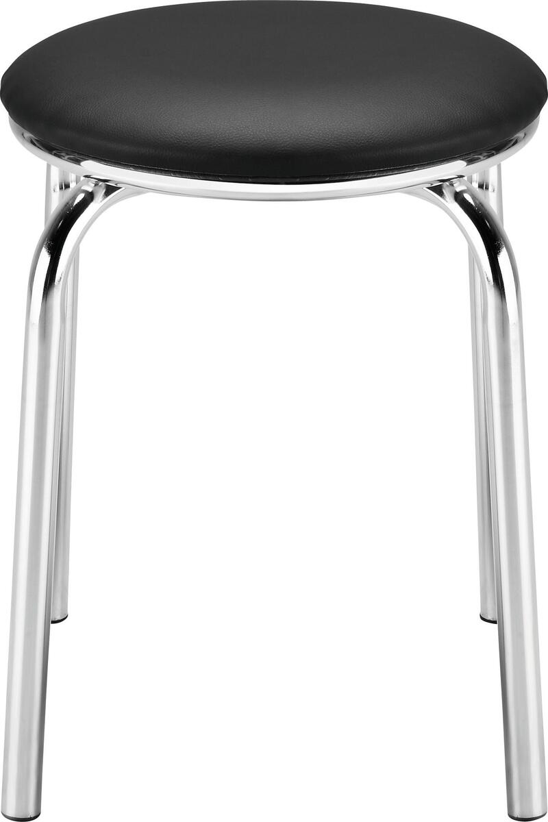Bild 1 von Stapelhocker in Schwarz, Schwarz