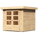 Bild 1 von Karibu Express Gartenhaus Speedy A Naturbelassen 213 cm x 217 cm