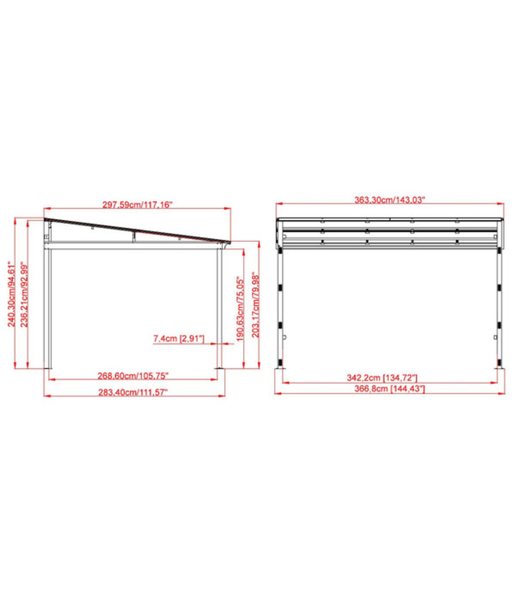 Bild 3 von Sojag Terrassenüberdachung St. Barthelemy