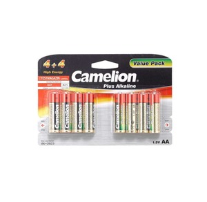 Camelion Batterien Größe AA, 8er-Pack, Red