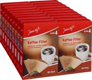 Jeden Tag Kaffeefilter Größe 4