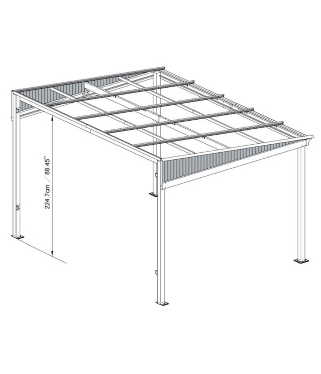 Bild 2 von Sojag Terrassenüberdachung St. Barthelemy