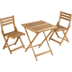 Balkonmöbel-Set Copland 3-teilig FSC® Holz Braun