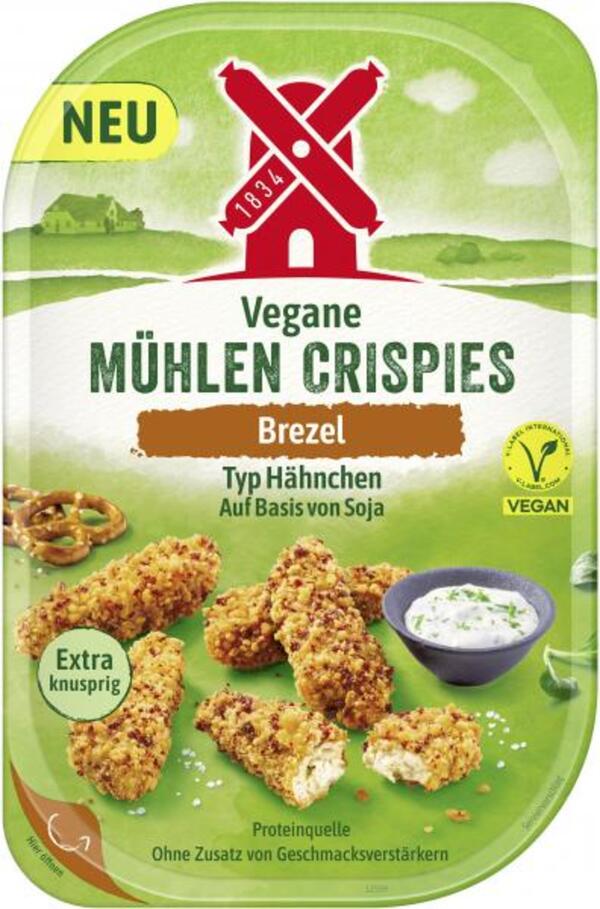 Bild 1 von Rügenwalder Mühle Vegane Mühlen Crispies Brezel Typ Hähnchen