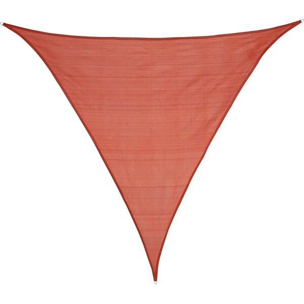 Bild 1 von Sonnensegel Sun City Dreieck HDPE 360 cm x 360 cm x 360 cm Terracotta