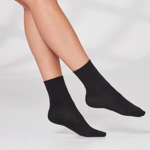 Unisex-Premium-Socken mit Komfort-Bund, 3er-Pack, Black