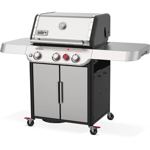 Weber Gasgrill Genesis S-325S GBS mit 3 Brennern und Sear Zone Edelstahl