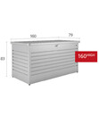 Bild 3 von Biohort FreitzeitBox 160 high, silber-metallic