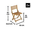 Bild 3 von Balkonmöbel-Set Copland 3-teilig FSC® Holz Braun