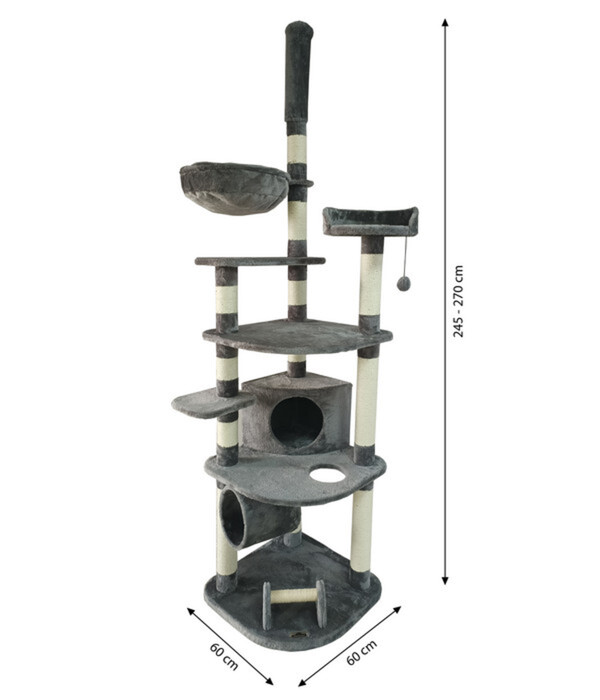 Bild 3 von Dehner Lieblinge Kratzbaum Tabby, ca. B60/H245-270/T60 cm