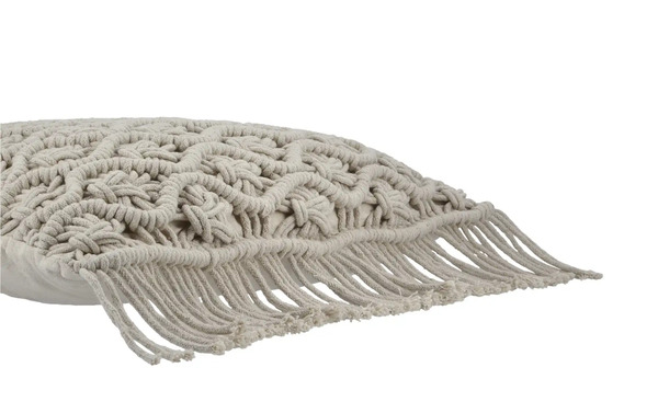 Bild 3 von HOME STORY Kissen Macrameoptik