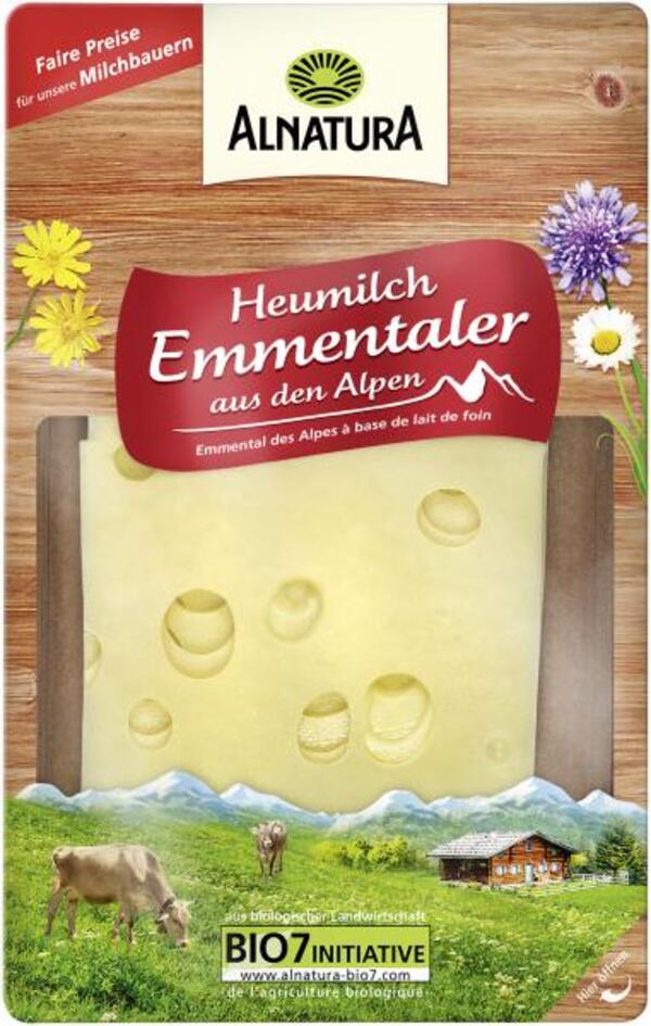 Bild 1 von Alnatura Heumilch Emmentaler