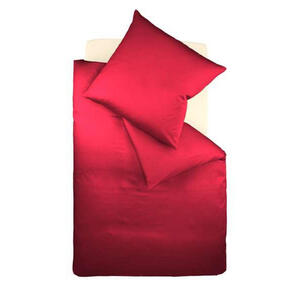 Fleuresse Bettwäsche, Rot, Textil, 135x200 cm, Textiles Vertrauen - Oeko-Tex®, schadstoffgeprüft, bügelleicht, hautfreundlich, pflegeleicht, Schlaftextilien, Bettwäsche, Bettwäsche