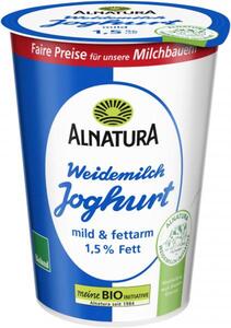 Alnatura Weidemilch Joghurt mild & fettarm 1,5%