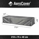 Bild 2 von Aerocover Schutzhülle für Lounge-Liegen 40 cm x 75 cm x 210 cm Anthrazit