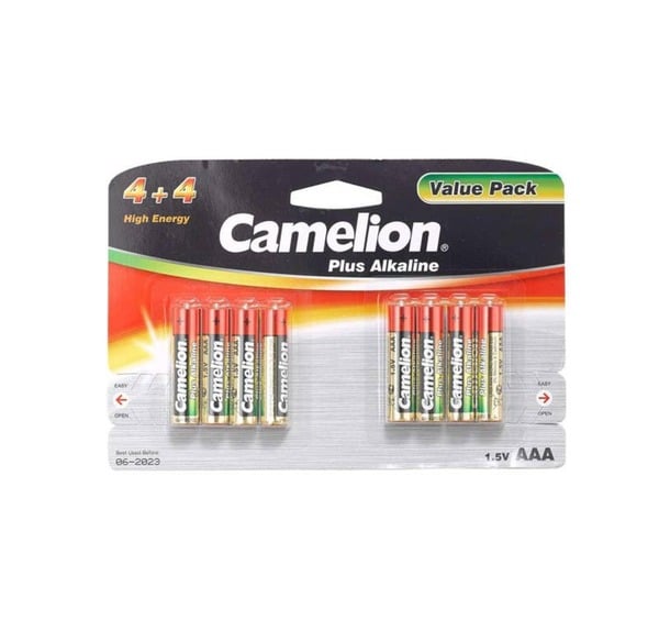 Bild 1 von Camelion Batterie Größe AAA, 8er-Pack, Multicolored