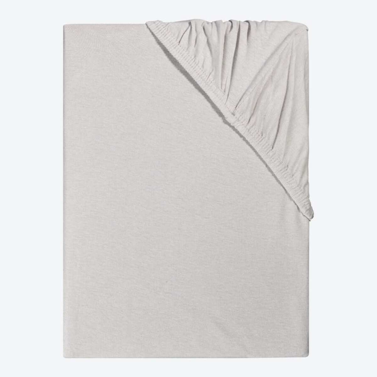 Bild 1 von Jersey-Spannbetttuch, CLASSIC, 100x200cm, Light-gray