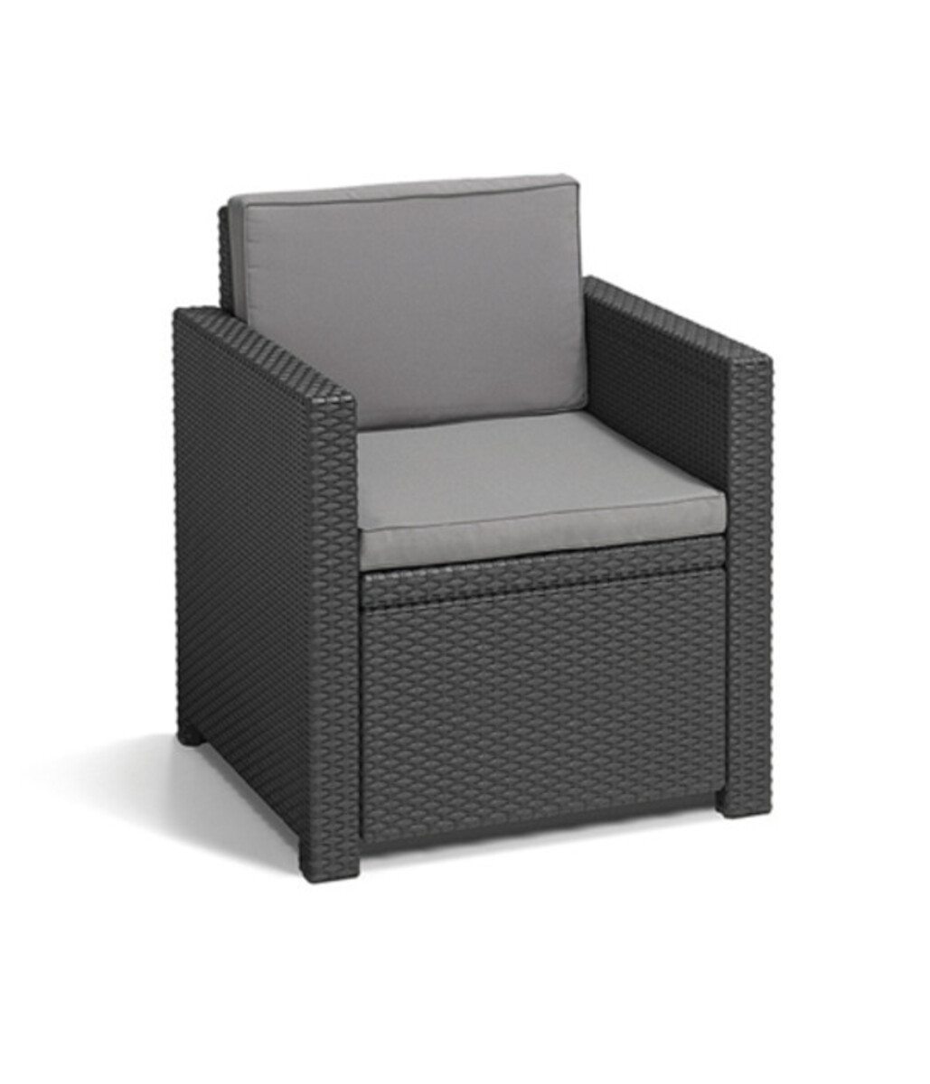 Bild 4 von Allibert Loungeset Monaco, grau, 4-teilig