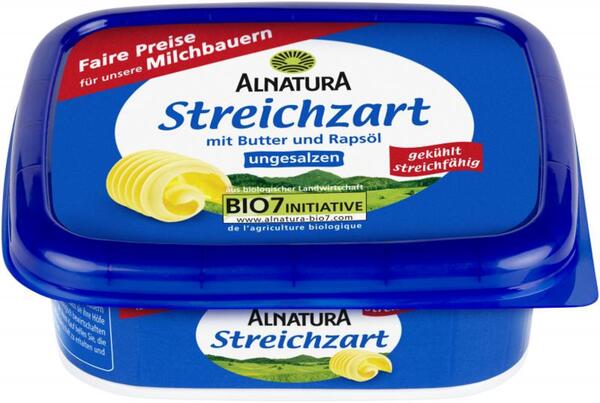 Bild 1 von Alnatura Streichzart mit Butter und Rapsöl ungesalzen