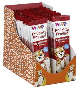 Hipp Früchte Freund Leopard Joghurt-Kirsch in Banane  - verkürzte Haltbarkeit