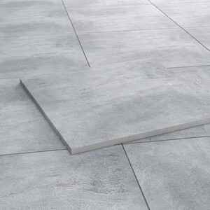 Terrassenplatte Feinsteinzeug Ardesia Ash 60 x 60 x 2 cm 2 Stück