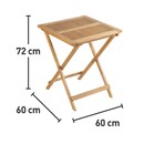 Bild 4 von Balkonmöbel-Set Copland 3-teilig FSC® Holz Braun