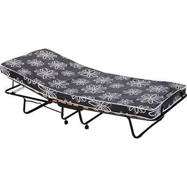 Bild 1 von Livetastic Klappbett, Schwarz, Weiß, Metall, Textil, H2, 80x185 cm, Schlafzimmer, Betten, Gästebetten