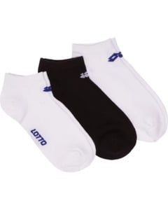 Lotto Sneakersocken, 3er-Pack, weiß/blau