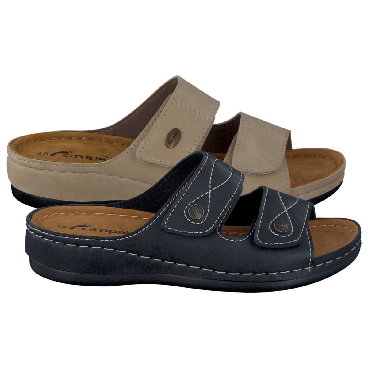 Bild 1 von CAMPRELLA Damen-Komfort-Pantoletten, Paar