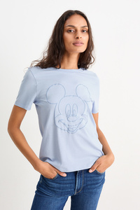 C&A T-Shirt-Micky Maus, Blau, Größe: XS