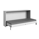 Bild 1 von Wandklappbett Juist horizontal Weiß 212x154x43 cm