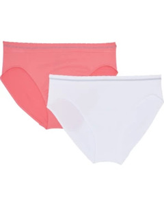 Slips mit Glitzergarn, 2er-Pack, rosa