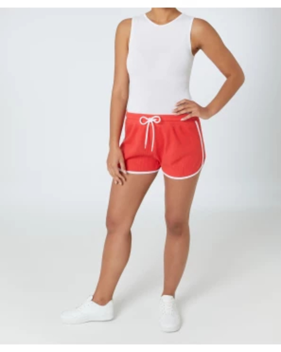 Bild 1 von Shorts Waffeloptik, Janina, elastischer Bund, koralle