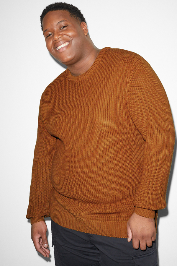 Bild 1 von C&A Pullover, Braun, Größe: 4XL