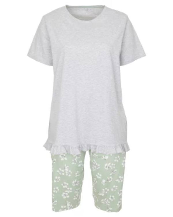 Bild 1 von Pyjama, 2-tlg. Set, grau melange