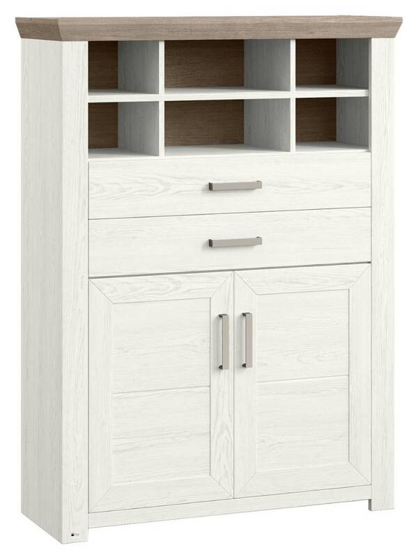 Bild 1 von Set one by Musterring Highboard SET ONE YORK, Holznachbildung