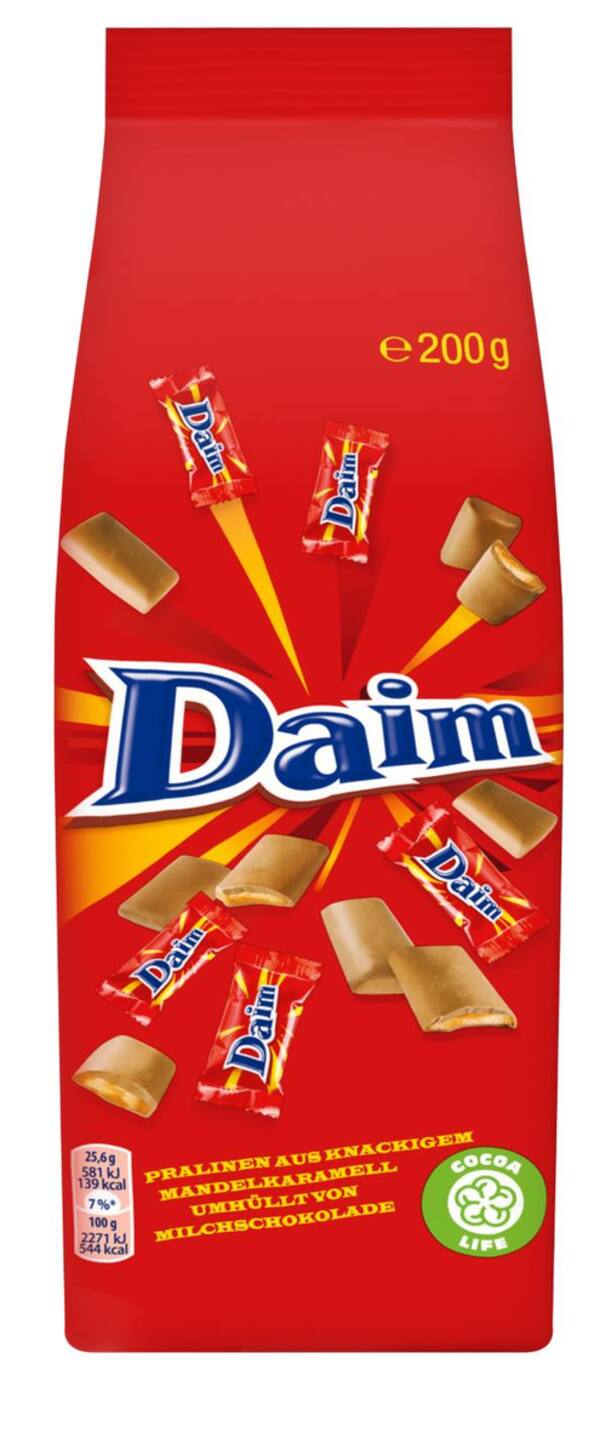 Bild 1 von DAIM Karamell-Schokoladen- Pralinen, 200-g-Packg.