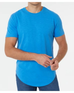 Basic T-Shirt, X-Mail, Rundhalsausschnitt, blau