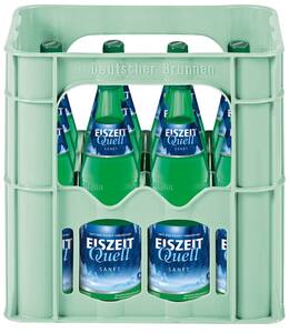 EISZEIT QUELL Mineralwasser, Ka. 12 x 0,7 - 0,75-l-Fl.