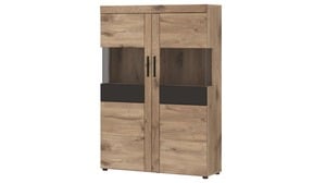 Highboard Viking Eiche - grau - 149 cm - GRANO