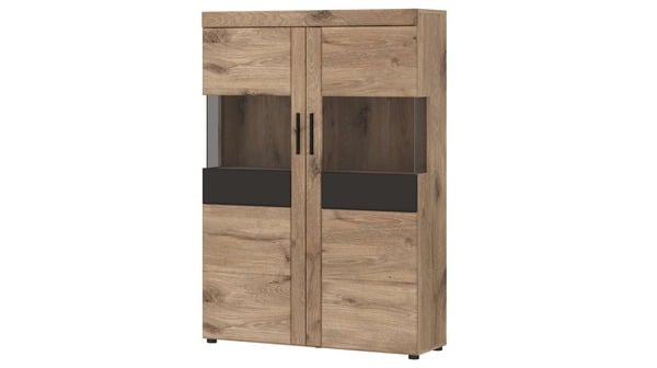 Bild 1 von Highboard Viking Eiche - grau - 149 cm - GRANO