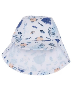 Mütze mit UV-Schutz, Ergee, weicher Schirm, weiß