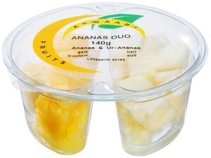 Ananas Duo, 140-g-Schale