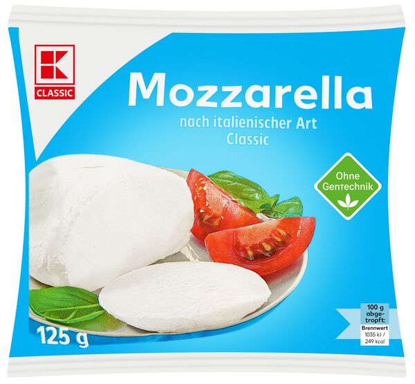 Bild 1 von K-CLASSIC Mozzarella, 200-g-Packg.