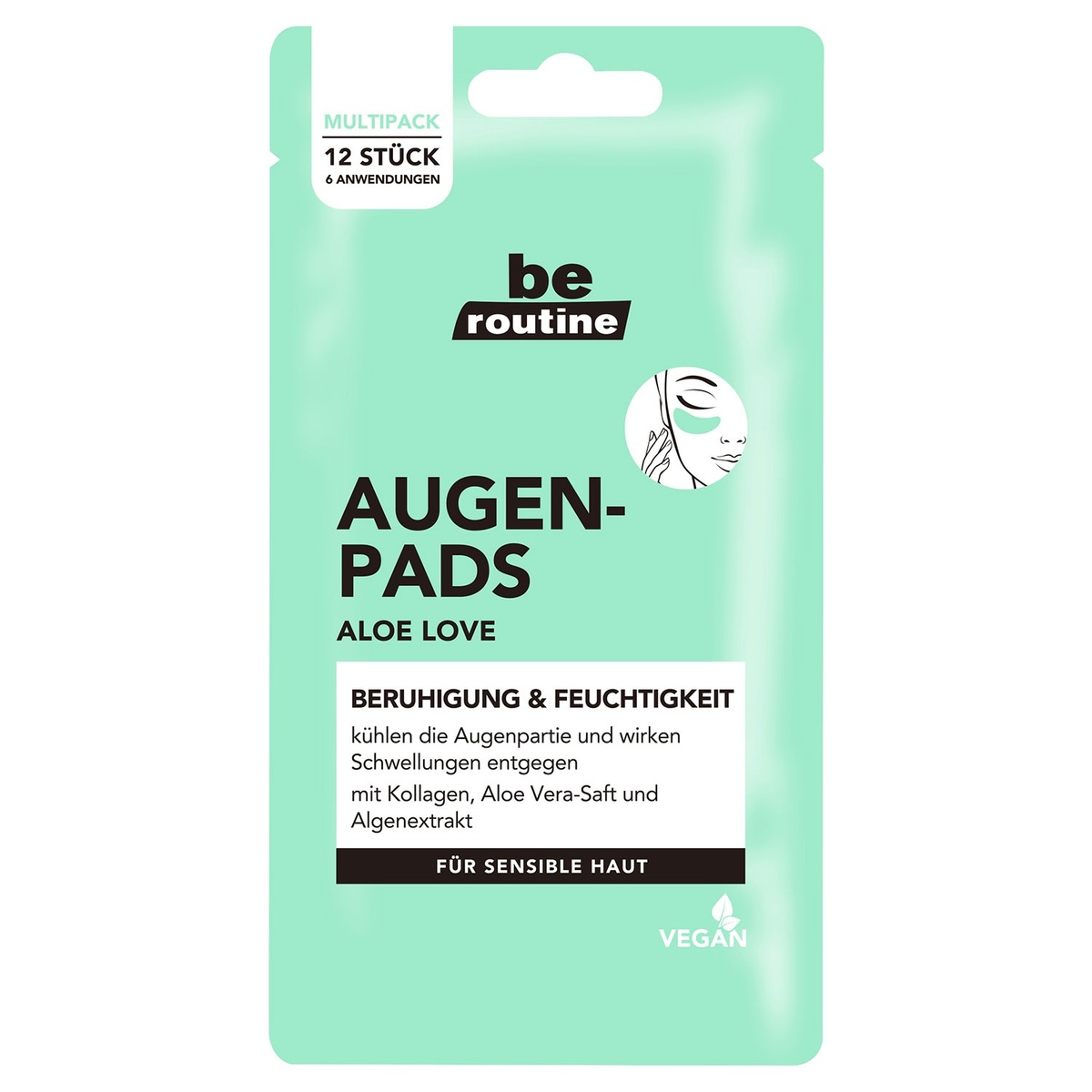 Bild 1 von BE ROUTINE Hydrogel-Augenpads