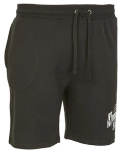 Sweatshorts mit Print, X-Mail, elastischer Bund, schwarz