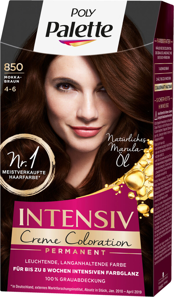 Bild 1 von Poly Palette Intensiv Creme Coloration 850/4-6 mokkabraun 115ML