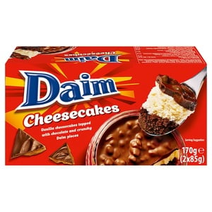 MONDELEZ Cheesecakes 170 g Daim/Toblerone