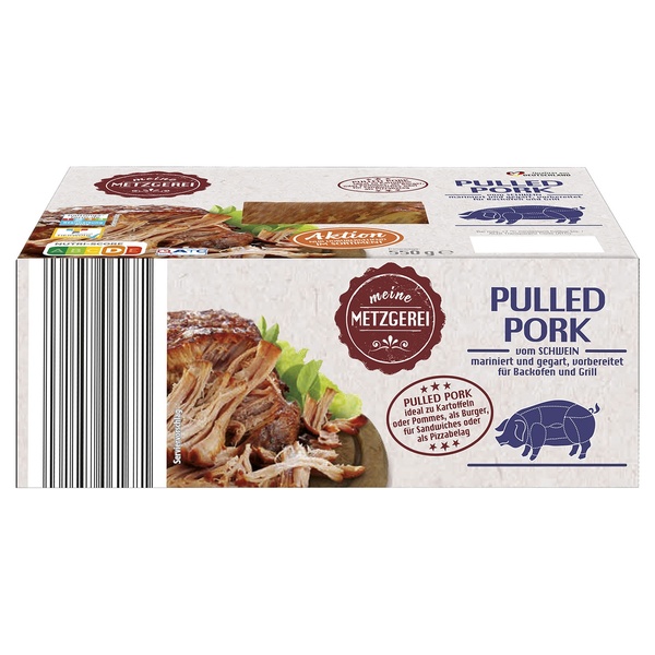 Bild 1 von MEINE METZGEREI Pulled Pork 550 g